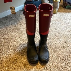 Tall Hunter rain boots